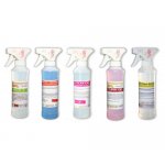 250 ml Rundflaschen mit Sprühkopf