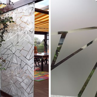 Sichtschutzfolie Wintergarten Fenster mit Motiv &quot;Splitting&quot;