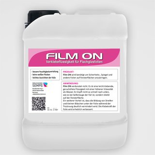 Film ON Verklebeflüssigkeit für Flachglasfolien 5 Liter