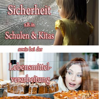 Splitterschutzfolie Sicherheitsfolie Clear 4